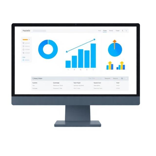 Konverziókövetés és analitikai dashboard illusztráció Google Ads kampányhoz